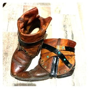 Vintage Repurposed Cowboy boots